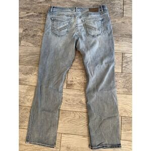 BKE Tyler Straight Leg Denim Jeans Mens 38x32 Distressed ABS23426 38 x 32 Jean